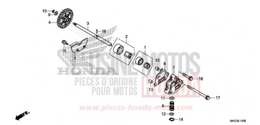 OIL PUMP CRF450RXJ de 2018